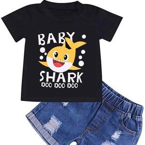 Baby Shark Short Set